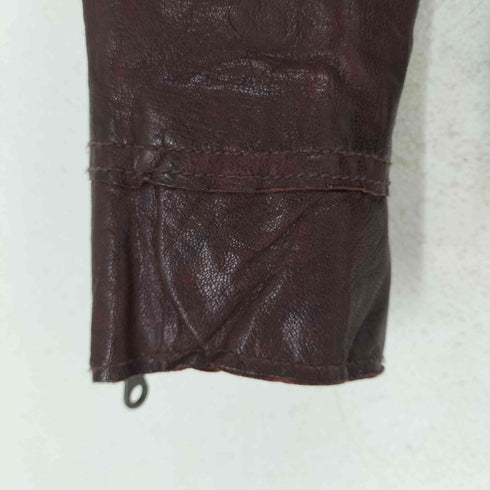 RHYME   ラムレザースタンドカラージャケット メンズ  L